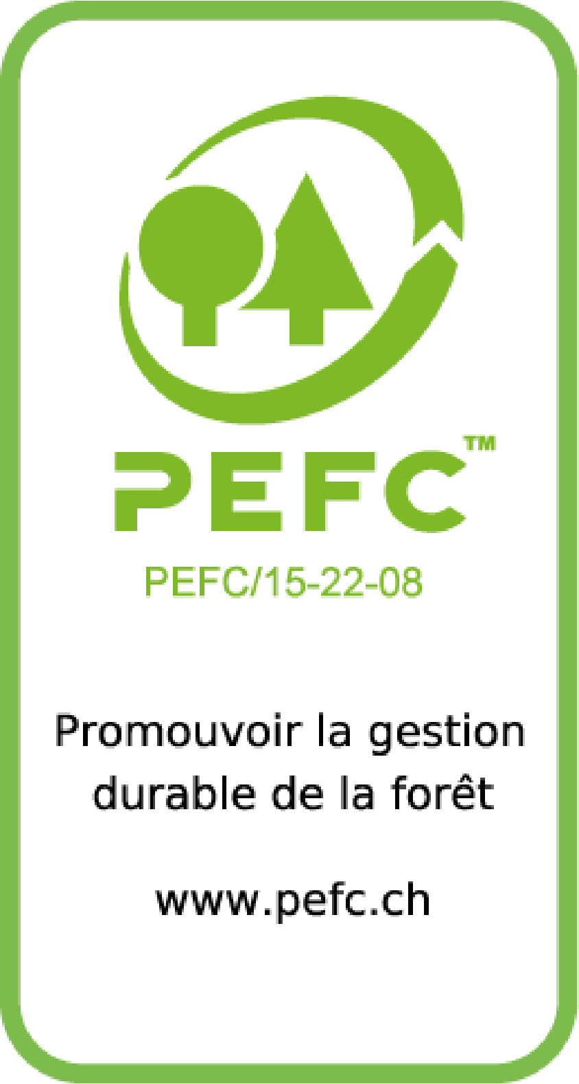 Logo de la Gestion durable des forêts par Proxy Bois