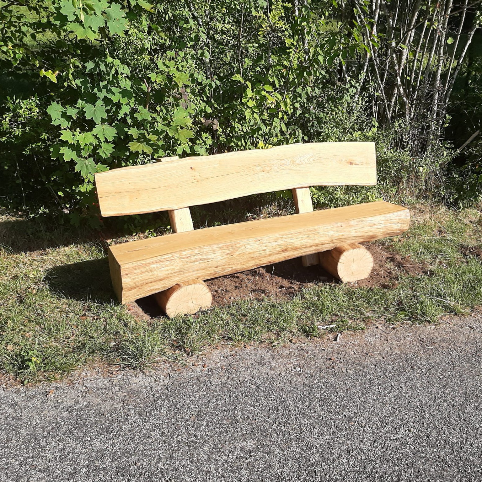 Banc en bois personnalisable