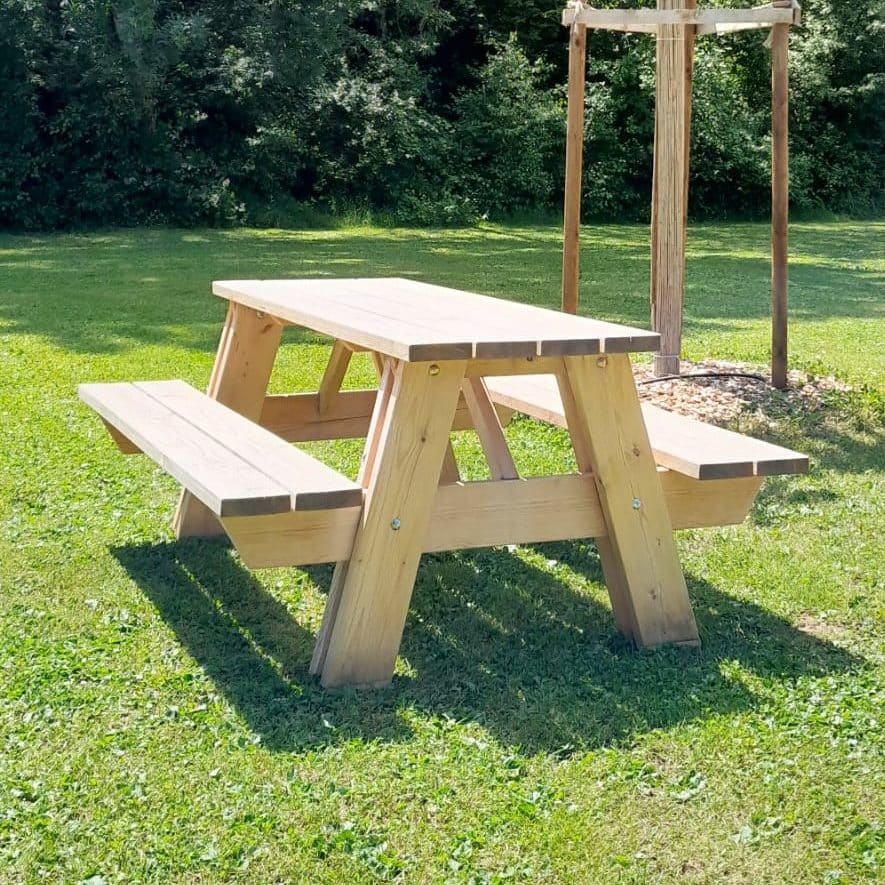 Banc en bois personnalisable